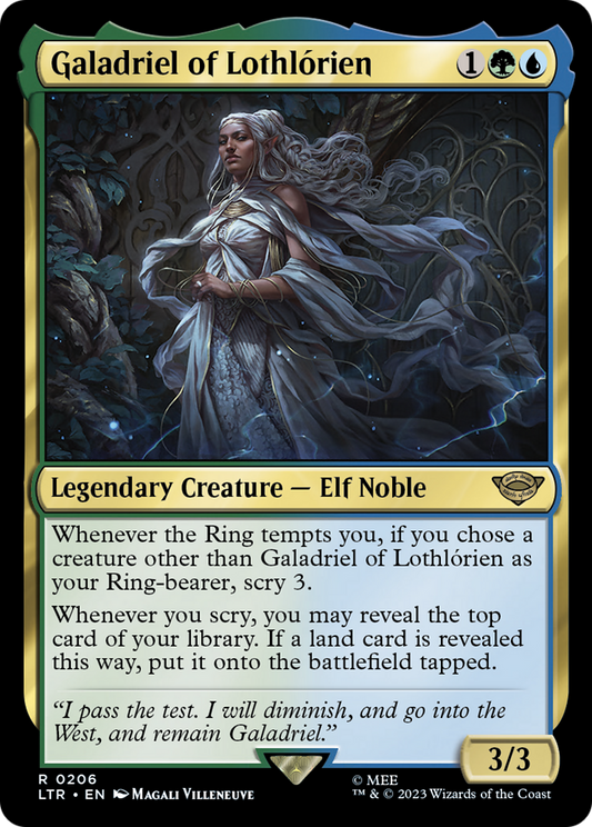 Galadriel of Lothlórien (LTR-206) - [The Lord of the Rings: Tales of Middle-earth] Foil