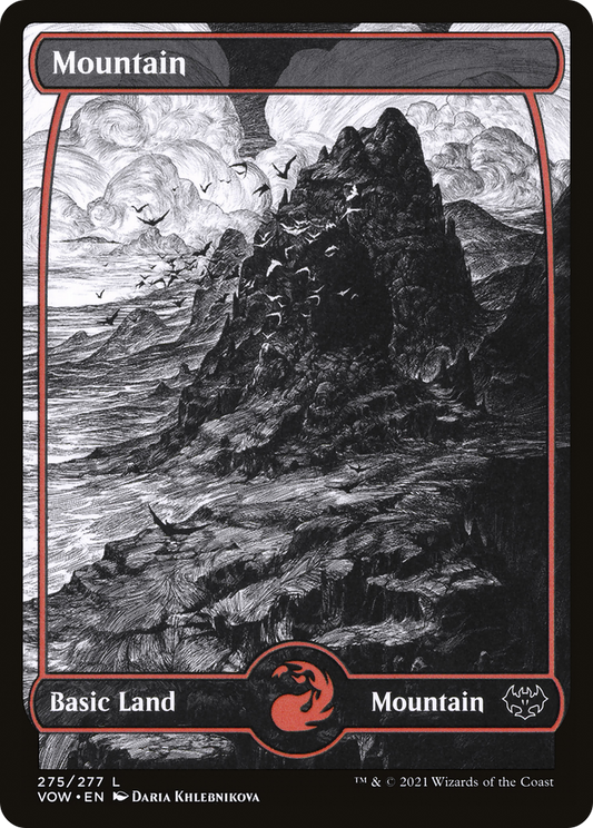Mountain (VOW-275) - [Innistrad: Crimson Vow]: (Showcase)