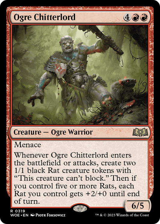 Ogre Chitterlord (WOE-319) - [Wilds of Eldraine] Foil