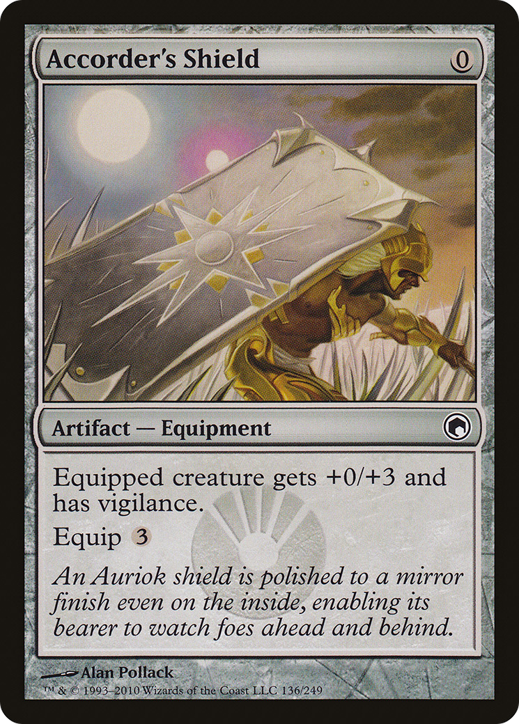 Accorder's Shield (SOM-136) - [Scars of Mirrodin]