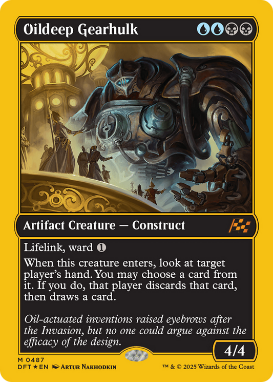 Oildeep Gearhulk (First-Place Foil) (DFT-487) - [Aetherdrift] Foil