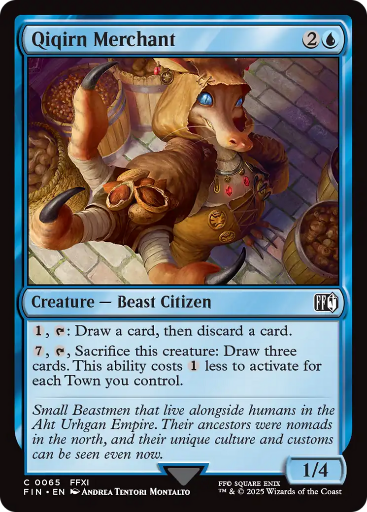Qiqirn Merchant (FIN-065) - [FINAL FANTASY] Foil