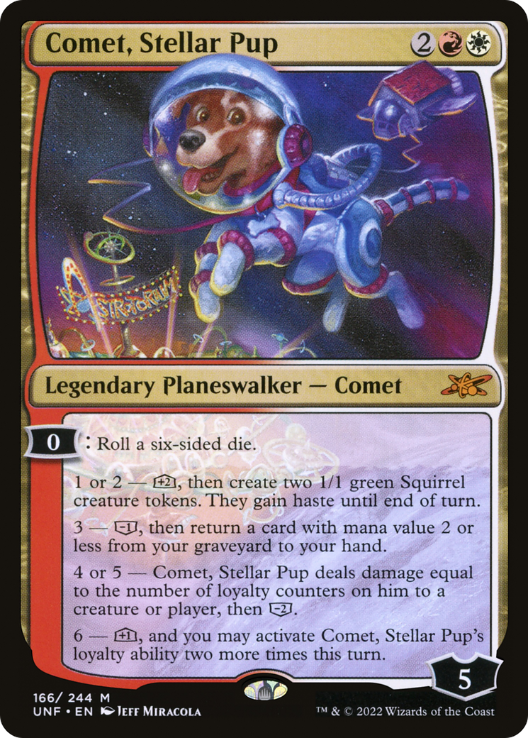 Comet, Stellar Pup (UNF-166) - [Unfinity] Foil