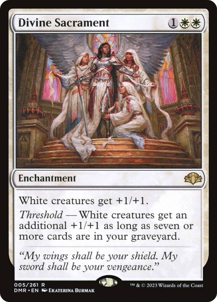 Divine Sacrament (DMR-005) - [Dominaria Remastered] Foil