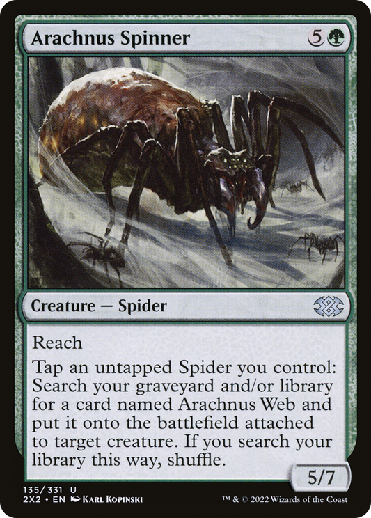 Arachnus Spinner (2X2-135) - [Double Masters 2022] Foil