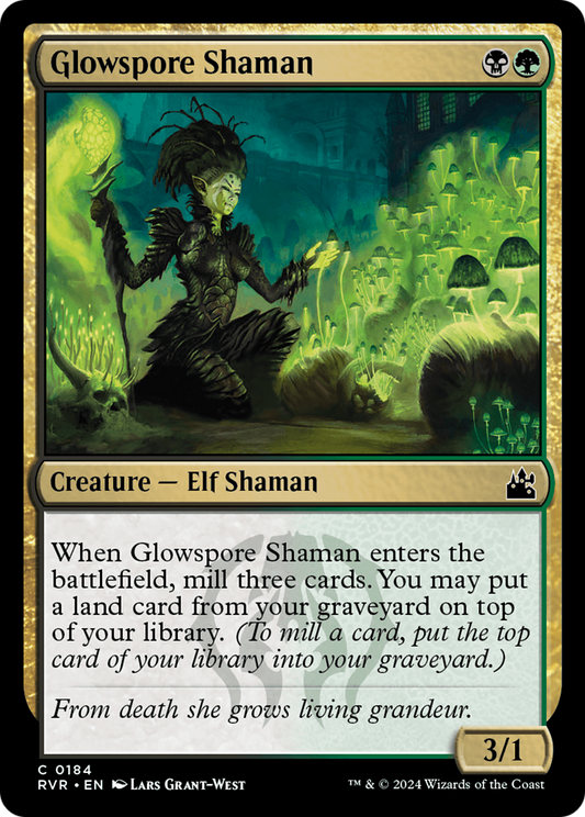 Glowspore Shaman (RVR-184) - [Ravnica Remastered]