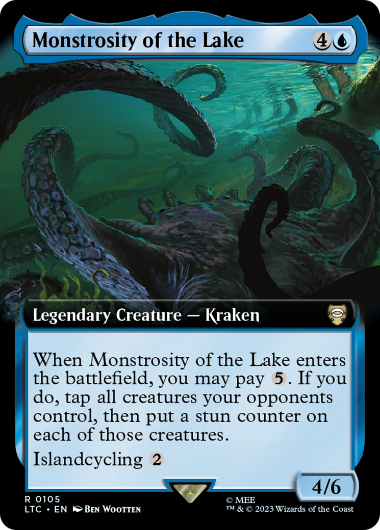 Monstrosity of the Lake (LTC-105) - [Tales of Middle-earth Commander]: (Extended Art)