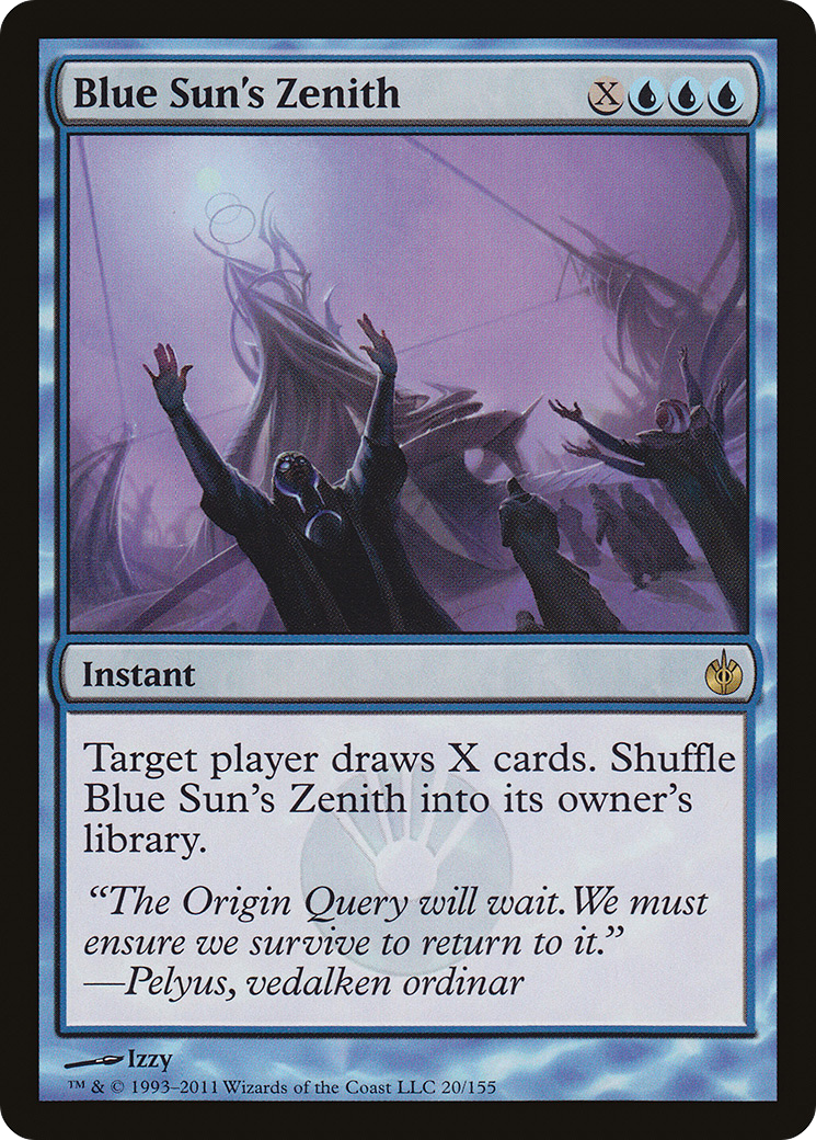 Blue Sun's Zenith (MBS-020) - [Mirrodin Besieged]