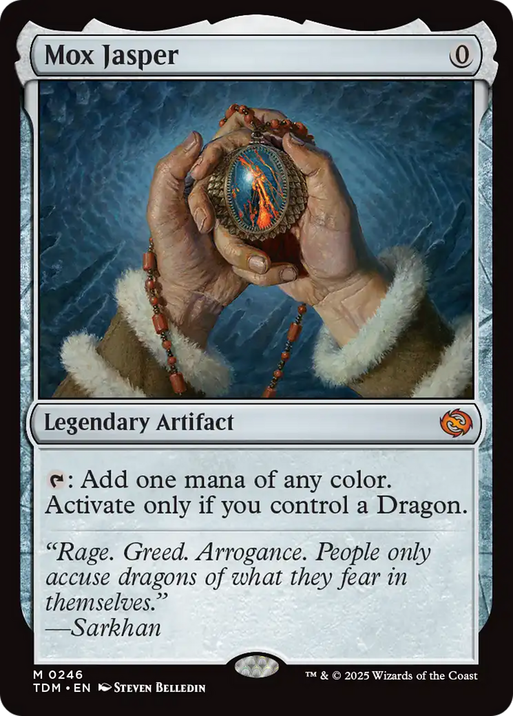 Mox Jasper (TDM-246) - [Tarkir: Dragonstorm] Foil