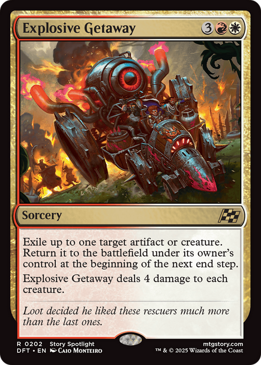 Explosive Getaway (DFT-202) - [Aetherdrift] Foil