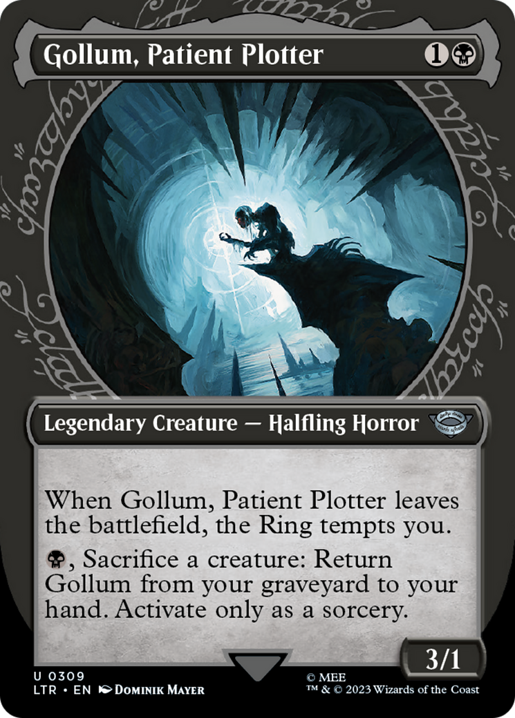 Gollum, Patient Plotter (Showcase Ring Frame) [Le Seigneur des Anneaux : Contes de la Terre du Milieu] 
