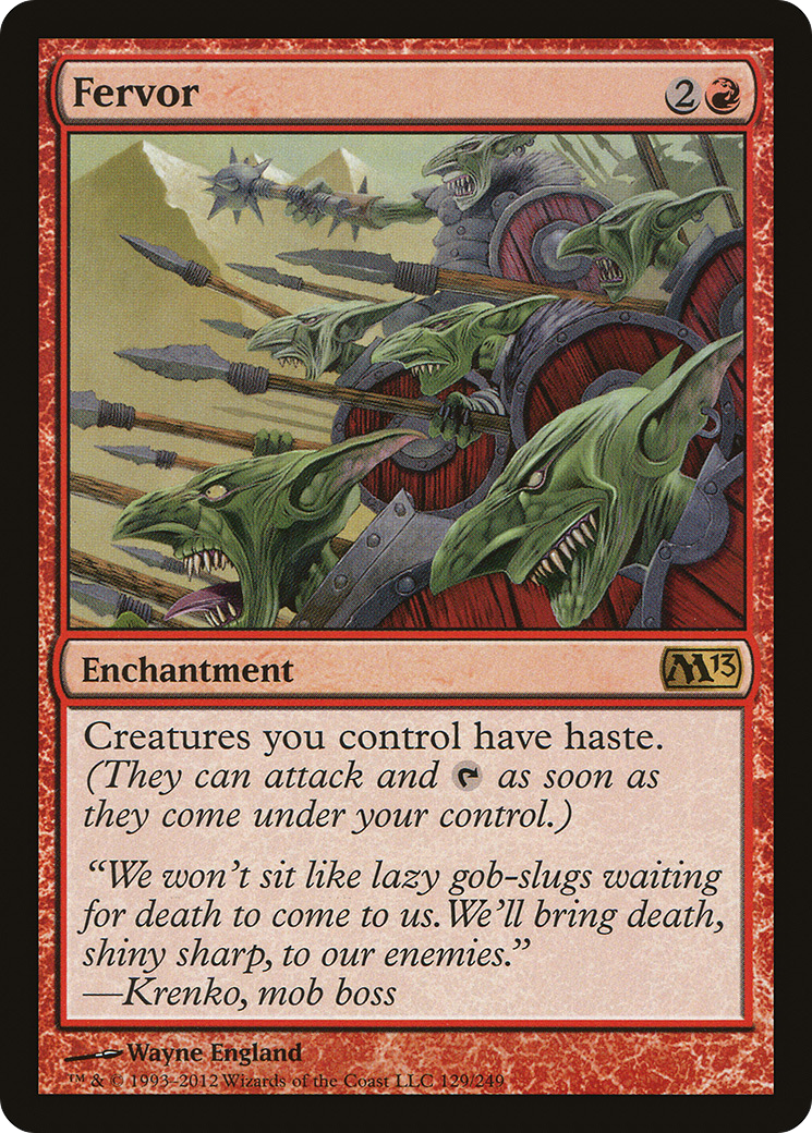 Fervor (M13-129) - [Magic 2013]