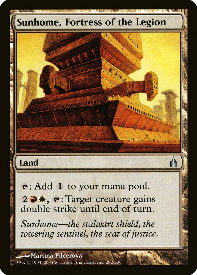 Sunhome, Fortress of the Legion (RAV-282) - [Ravnica: City of Guilds]