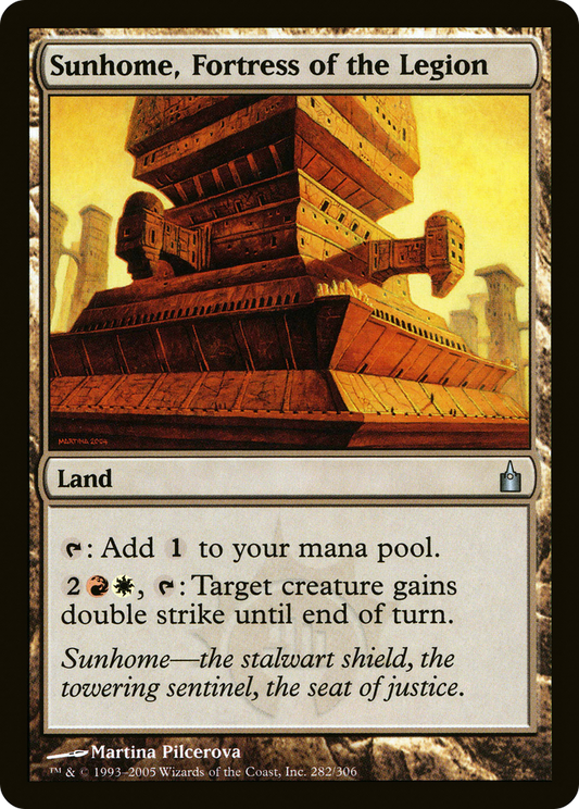 Sunhome, Fortress of the Legion (RAV-282) - [Ravnica: City of Guilds] Foil
