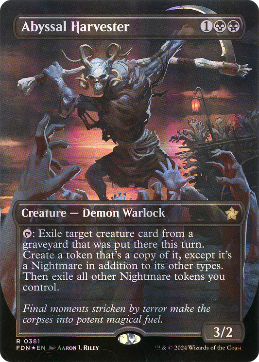 Abyssal Harvester (FDN-381) - [Foundations] (Borderless) Foil