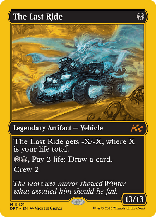 The Last Ride (First-Place Foil) (DFT-451) - [Aetherdrift] Foil