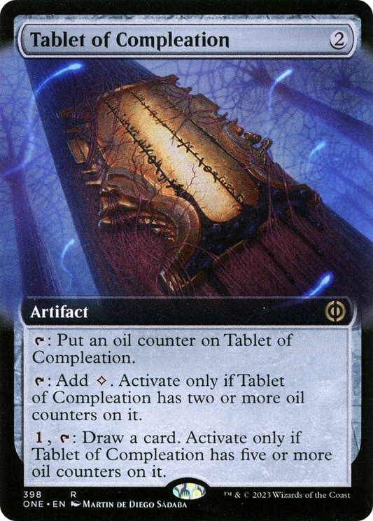 Tablet of Compleation (ONE-398) - [Phyrexia: All Will Be One]: (Extended Art)