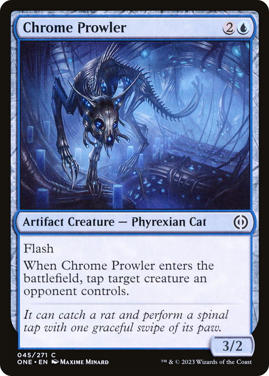 Chrome Prowler (ONE-045) - [Phyrexia: All Will Be One] Foil