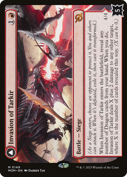 Invasion of Tarkir // Defiant Thundermaw (MOM-149) - [March of the Machine] Foil