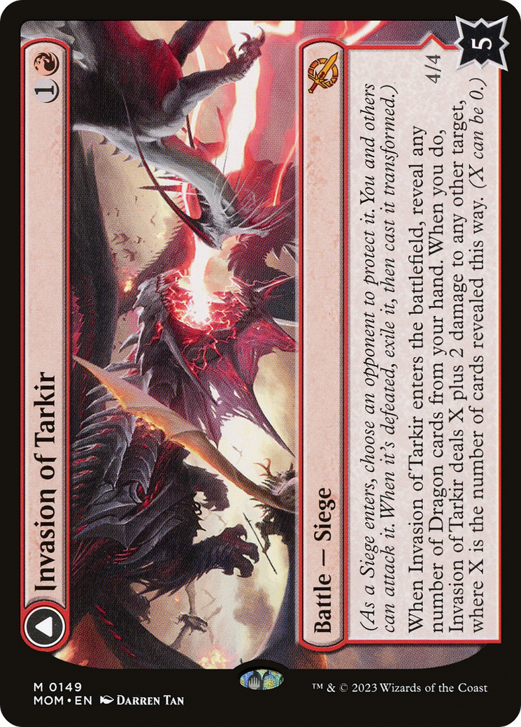 Invasion of Tarkir // Defiant Thundermaw (MOM-149) - [March of the Machine] Foil