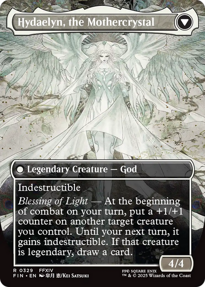 Venat, Heart of Hydaelyn // Hydaelyn, the Mothercrystal (FIN-329) - [FINAL FANTASY] (Borderless) Foil