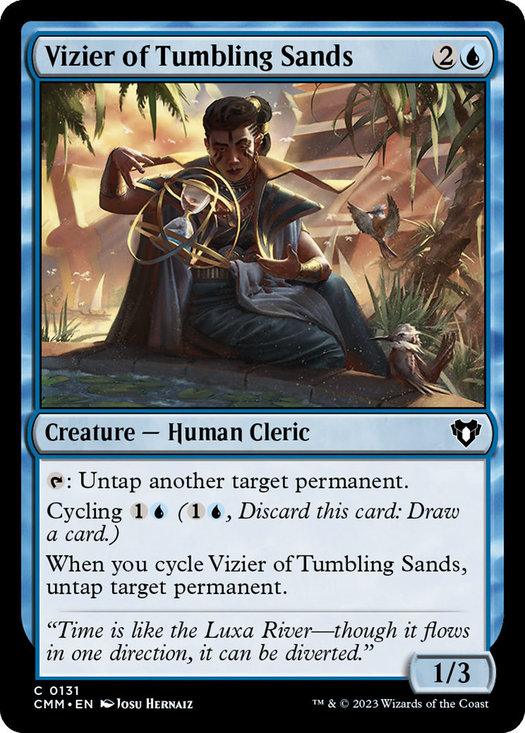 Vizier of Tumbling Sands (CMM-131) - [Commander Masters]