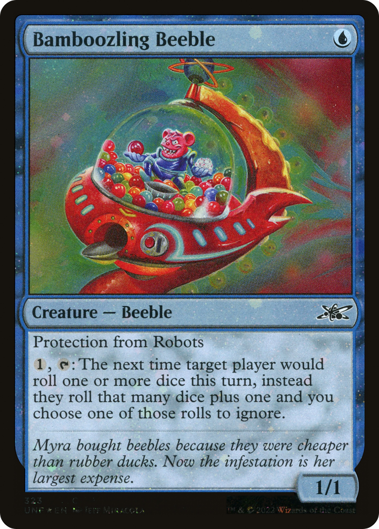 Bamboozling Beeble (UNF-323) - [Unfinity] Foil