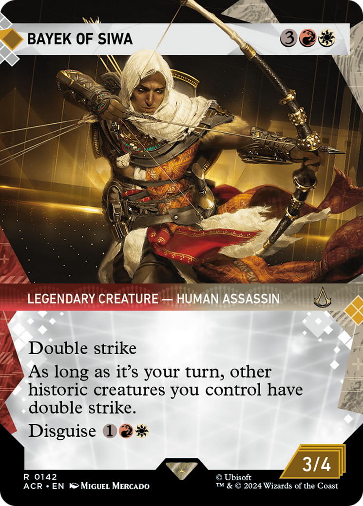 Bayek of Siwa (ACR-142) - [Assassin's Creed]: (Showcase) (Borderless) Foil
