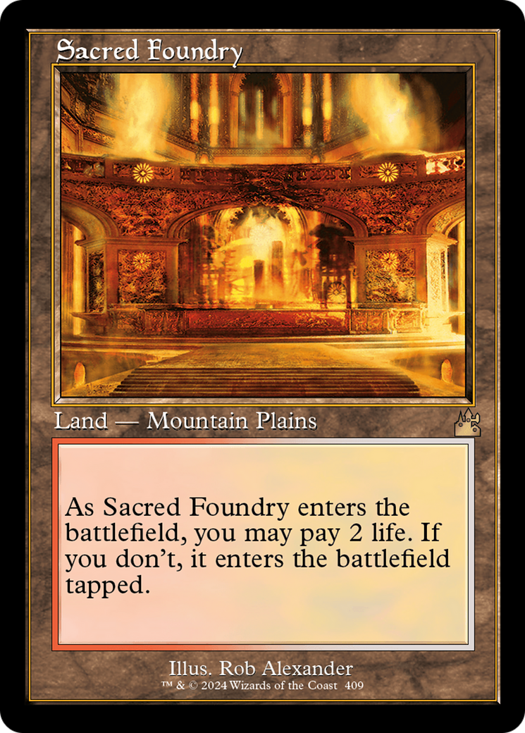 Sacred Foundry (RVR-409) - [Ravnica Remastered]
