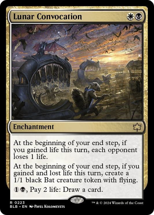 Lunar Convocation (BLB-223) - [Bloomburrow] Foil