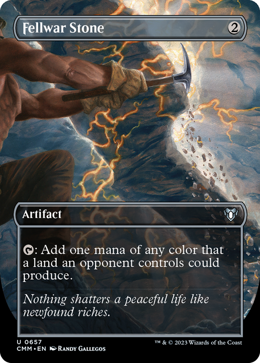 Fellwar Stone (CMM-657) - [Commander Masters] (Borderless)