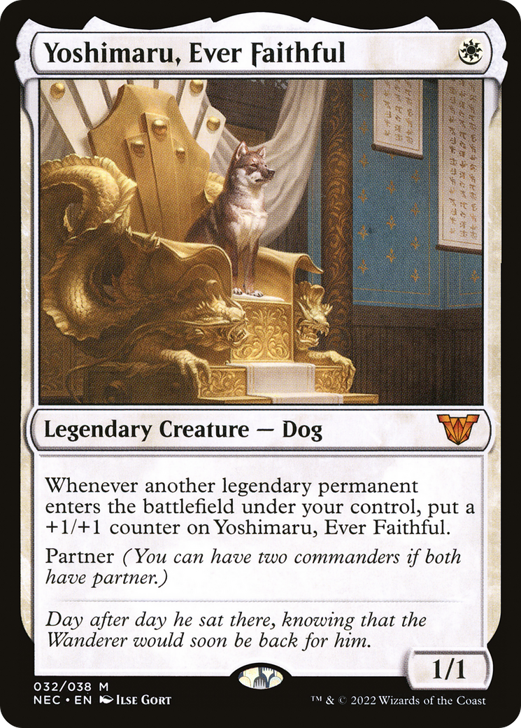 Yoshimaru, Ever Faithful (NEC-032) - [Neon Dynasty Commander] Foil