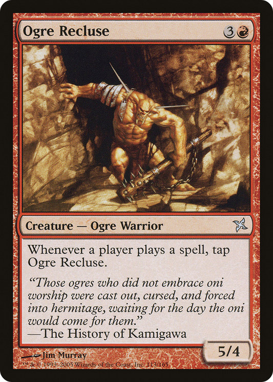 Ogre Recluse (BOK-113) - [Betrayers of Kamigawa] Foil
