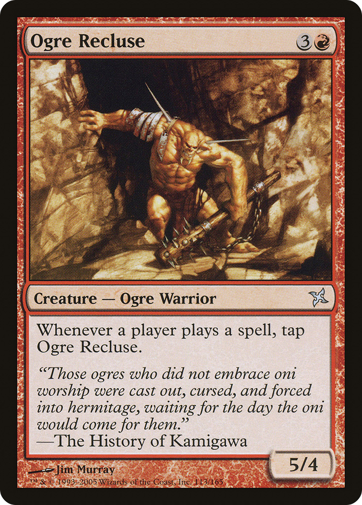 Ogre Recluse (BOK-113) - [Betrayers of Kamigawa]