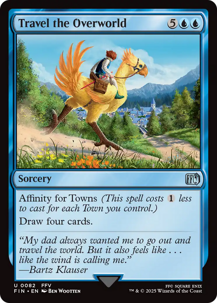 Travel the Overworld (FIN-082) - [FINAL FANTASY] Foil