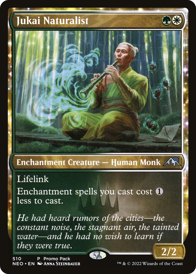 Jukai Naturalist (PPNEO-510) - [Kamigawa: Neon Dynasty]: (enchantment) Foil