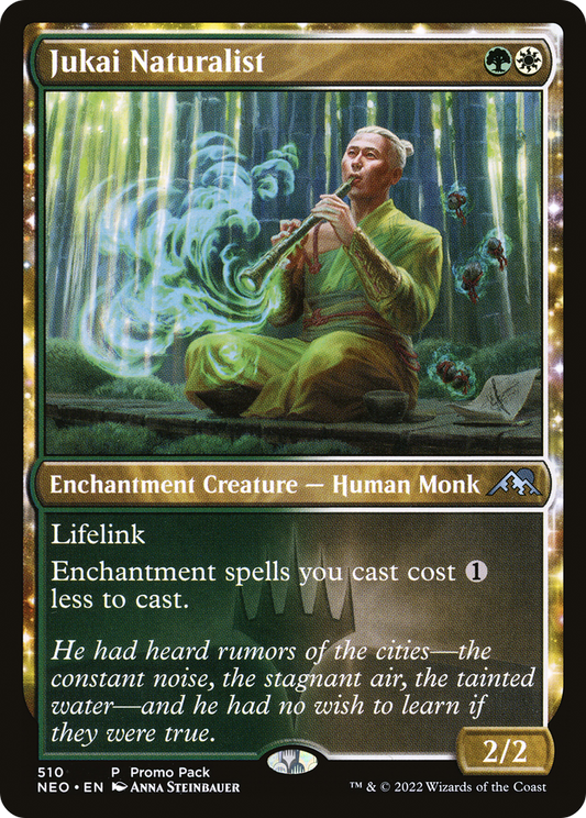 Jukai Naturalist (PPNEO-510) - [Kamigawa: Neon Dynasty]: (enchantment) Foil