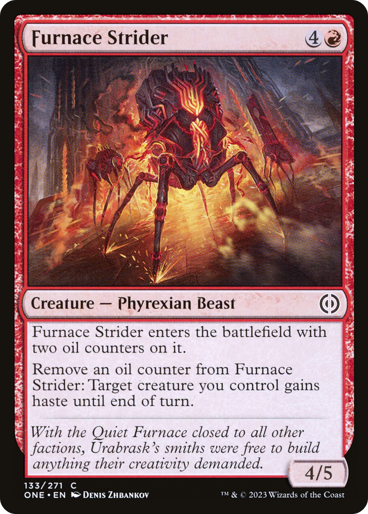Furnace Strider (ONE-133) - [Phyrexia: All Will Be One] Foil