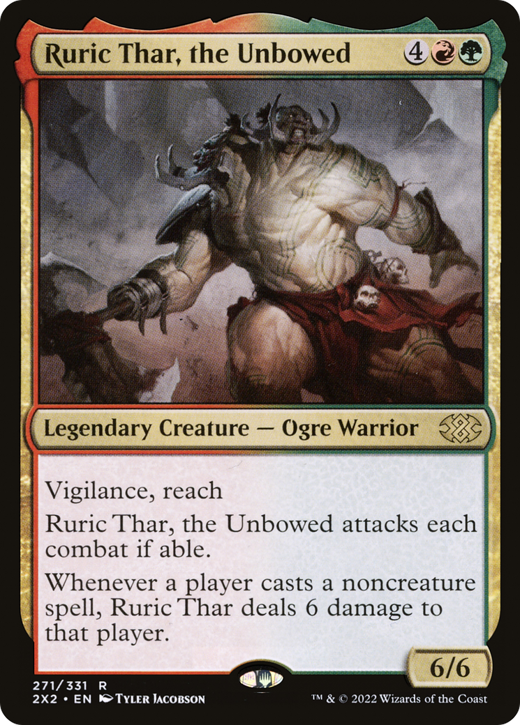 Ruric Thar, the Unbowed (2X2-271) - [Double Masters 2022] Foil