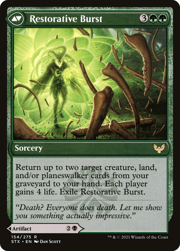 Pestilent Cauldron // Restorative Burst (STX-154) - [Strixhaven: School of Mages]