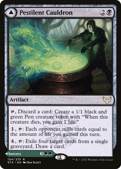 Pestilent Cauldron // Restorative Burst (STX-154) - [Strixhaven: School of Mages]