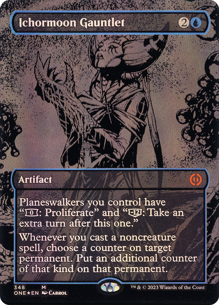 Ichormoon Gauntlet (ONE-348) - [Phyrexia: All Will Be One] (Borderless) Foil