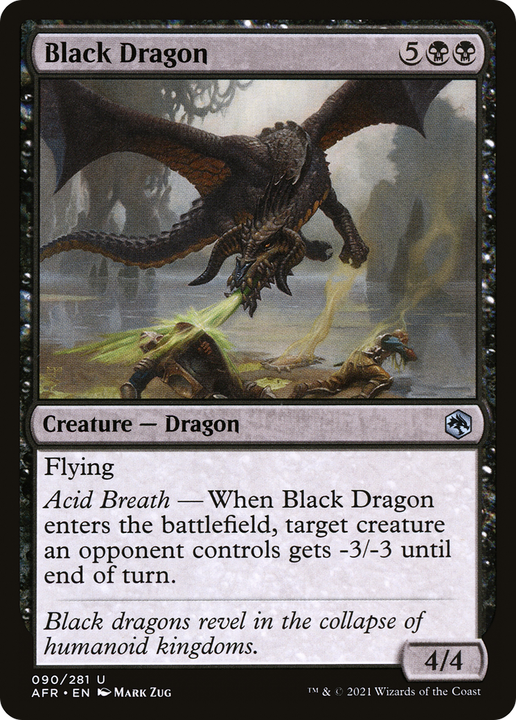 Black Dragon (AFR-090) - [Adventures in the Forgotten Realms]