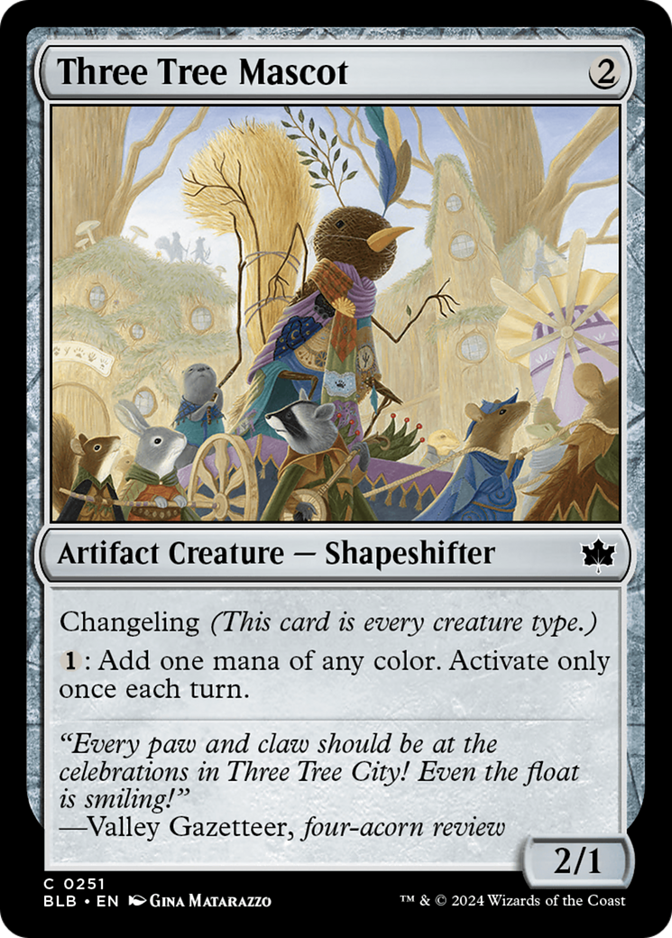 Three Tree Mascot (BLB-251) - [Bloomburrow]