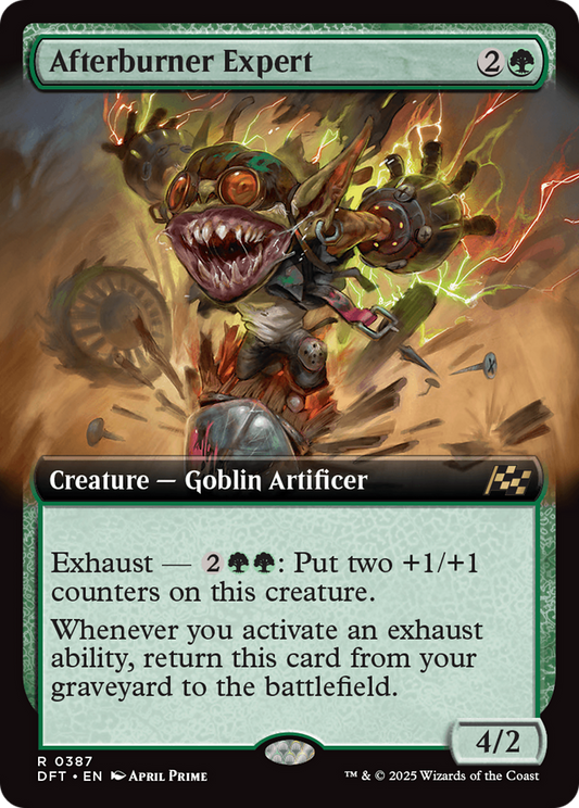 Afterburner Expert (DFT-387) - [Aetherdrift]: (Extended Art) Foil