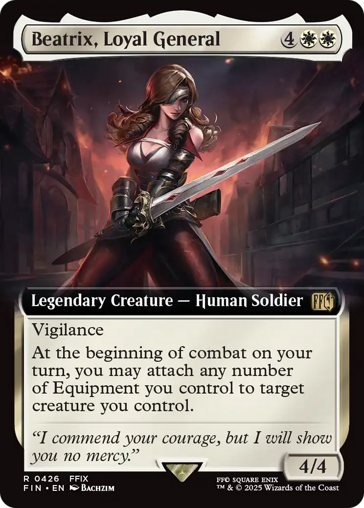Beatrix, Loyal General (FIN-426) - [FINAL FANTASY]: (Extended Art)