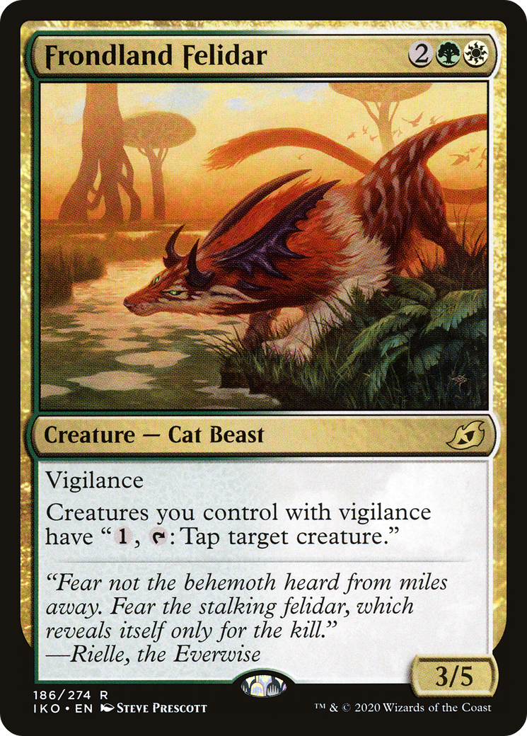 Frondland Felidar (IKO-186) - [Ikoria: Lair of Behemoths]