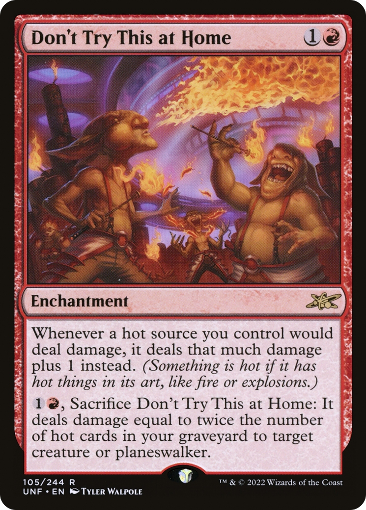 Don't Try This at Home (UNF-105) - [Unfinity] Foil