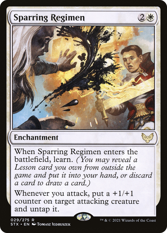 Sparring Regimen (STX-029) - [Strixhaven: School of Mages]