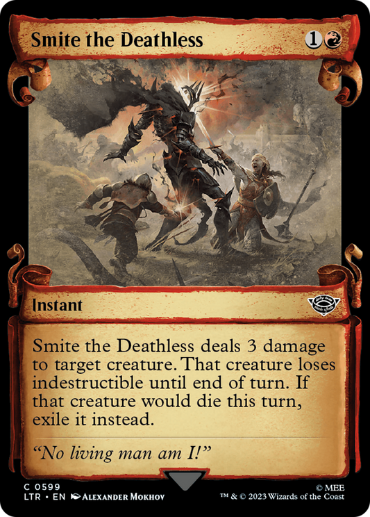 Smite the Deathless (LTR-599) - [The Lord of the Rings: Tales of Middle-earth]: (Showcase) Foil